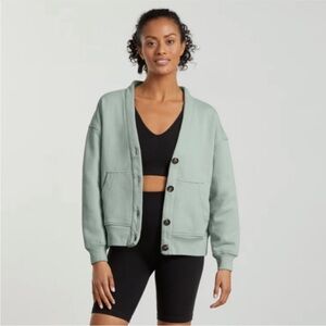 Everlane Organic Cotton Varsity Cardigan